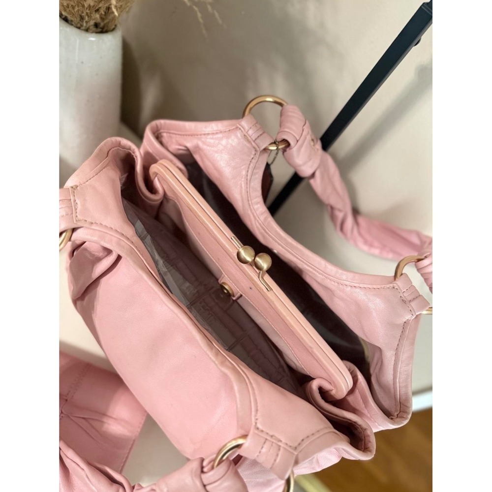 Coach Madison Maggie Pink Leather Hobo Bag & Wallet Y2K Coquette - Picture 3 of 8